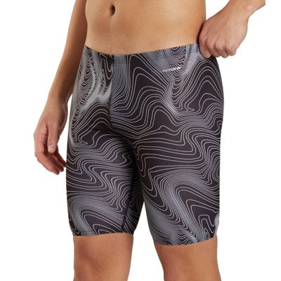 Sporti HydroLast Sonar Waves Jammer Swimsuit - Black - 36