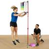 NUHGFTYBF Vertical Jump Tester Professional Jump Measurement Test Stick Pole Tool, 3.9ft-11.5ft Adjustable Height Gym Equipment, Basketball Volleyball Spike Training Aid view 1