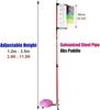 NUHGFTYBF Vertical Jump Tester Professional Jump Measurement Test Stick Pole Tool, 3.9ft-11.5ft Adjustable Height Gym Equipment, Basketball Volleyball Spike Training Aid view 2