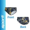 Sporti Boys Swim Briefs Athletic Swimwear  Vibrant Catalyst Print, Lycra Xtra Life 4-Way Stretch, Chlorine & UPF 50+ Resistant, Competition Training Swimsuit - Navy/Gold - 22 view 4