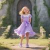 Otter MOMO Toddler Flower Girls Dress Shoes Mary Jane Party Flats Purple 11 view 3