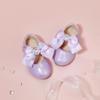 Otter MOMO Toddler Flower Girls Dress Shoes Mary Jane Party Flats Purple 11 view 4