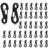 36Pcs Mini Carabiner Clip 1 Inch Small Carabiner Clips Metal Tiny Spring Snap Hook Quick Release Carabiner Keychain Clip for Camera Strap Backpack Keychains Accessories view 1