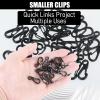 36Pcs Mini Carabiner Clip 1 Inch Small Carabiner Clips Metal Tiny Spring Snap Hook Quick Release Carabiner Keychain Clip for Camera Strap Backpack Keychains Accessories view 3