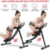 JOBUR abdominal bench Ab abdominal Machine Women's Home Abdominal Exerciser 308lbs Abdominal Compressor Collapsible Abdominal Core Trainer 4-Speed Adjustable Strength Training Machine with LCD Display view 3