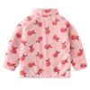 Echinodon Boys Girls Polar Fleece Jacket Coat Kids Winter Fall Thick Warm Outerwear Light Pink 110 view 2
