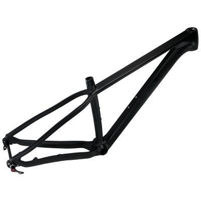 HWEVDHJ 27.5er 29er Mountain Bike Frames Carbon Fiber Hardtail Mountain Bike Frame 15'' 17'' 19'' 142 * 12MM Thru Axle XC Bike Frame BB 92mm Routing Internal(27.5 * 17'')