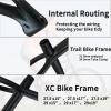 HWEVDHJ 27.5er 29er Mountain Bike Frames Carbon Fiber Hardtail Mountain Bike Frame 15'' 17'' 19'' 142 * 12MM Thru Axle XC Bike Frame BB 92mm Routing Internal(27.5 * 17'') view 3