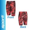 Sporti Catalyst Boys' Swim Jammers, Quick-Dry Jammer Swimsuit, Lycra Xtra Life, UPF 50+, Athletic Swimming Shorts for Youth Competitive Teams - Red - 22 view 4
