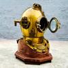Commando Diving Helmet | Scuba Diving Helmet with Base | US Navy Mark V Diving Divers Helmet | 18" Deep Sea Nautical Diving Helmet view 3