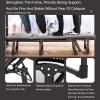 WANGCEPLSD Folding Cot, Folding Bed, Camp Bed, Portable Bed for Adults, 4-Position Adjustable Folding Cot Bed, Outdoor and Indoor 200kg/440lbs Max Load Lounge Chair(Large) view 4