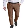 Men's Dress Pants Tweed Plaid Classic Fit Siut Separates Slim Stylish Wool Casual Business Suit Pants Dark Brown view 1