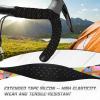BUCKLOS Bike Handlebar Tape Silicone Bar Tape for Road Bike Comfortable Bicycle Handlebar Tape EVA Bike Grip 2 Pcs Bicycle Drop Bar Wraps Black view 3