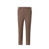 Men's Dress Pants Tweed Plaid Classic Fit Siut Separates Slim Stylish Wool Casual Business Suit Pants Dark Brown view 3