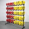 AErosx Boxing Glove Dryer and Organizer, Boxing Gym Glove Storage Rack, Large Capacity Holds 40 Pairs of Gloves, Heavy Duty Metal Double Sided 5 Tier Glove Hanging Rack with Mobile Wheels view 1