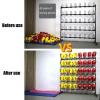 AErosx Boxing Glove Dryer and Organizer, Boxing Gym Glove Storage Rack, Large Capacity Holds 40 Pairs of Gloves, Heavy Duty Metal Double Sided 5 Tier Glove Hanging Rack with Mobile Wheels view 3