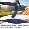 BUCKLOS Bike Handlebar Tape Silicone Bar Tape for Road Bike Comfortable Bicycle Handlebar Tape EVA Bike Grip 2 Pcs Bicycle Drop Bar Wraps Aurora-Multicolor view 3