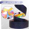 BUCKLOS Bike Handlebar Tape Silicone Bar Tape for Road Bike Comfortable Bicycle Handlebar Tape EVA Bike Grip 2 Pcs Bicycle Drop Bar Wraps Aurora-Multicolor view 4