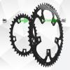 BUCKLOS 110BCD Bike Chainring Set with Pin, Double Round 5 Bolts Aluminum Chainring 50T 34T 52T 36T 53T 39T for Road Bike Bicycle Fits 8 9 10 11 Speed Chains view 3