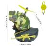 Car Ornament with Propeller Hat | Unique Motorcycle/Bicycle Handlebar Accessory, Cool Glasses Duck Dashboard Decorations for Car, SUV, Scooter, RV, Truck view 4