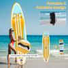 GYMAX Paddle Board, 9.8/10/11 x 6 Inflatable Stand Up Paddle Board with SUP Accessories, Removable Fin, Paddle & Carry Bag, Blow Up Paddle Boards Standing Boat for Adults Youth (Stripe,11FT) view 4