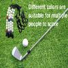 DEIHAALEN 2 Pcs Red Golf Beads Counter, Golf Beads Score Counter, Golf Beads Count Stroke Score Counter, Golf Rhinestone Bead Score Counter view 2