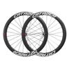 Carbon Fiber 650B Bicycle Rim, CATAZER Asymmetric Rim 30mm Width 45mm Depth Tubeless Gravel Wheelset Rims For Road Lightweight Cycling view 4