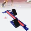 MiBoce Track and Field Starting Blocks, Aluminum Alloy School Training Starting Block, with 6 Plastic Track Nails & 2 Sand Nails, Adjustable Angle, for School, Training view 2