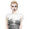 Beisto Halloween Feather Shawl Shoulder Wrap Witch Wings Cosplay Party Costume Accessories Props for Men Women White view 1