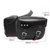 UNISTRENGH Waterproof Bike Pannier Bag PU Electric Bicycle Accessories Bag Motorcycle Tank Rear Seat Side Bag Multi-function Hanging Bag (87# Black) view 2