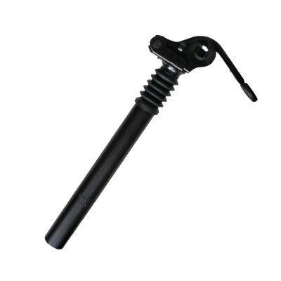 NineFit Basics Bike Flip Seat Post 25.4/27.2/28.6/30.4/31.8/33.9mm x 300mm, Aluminum, Black, Mountain/City Bike, Suspension Seatpost