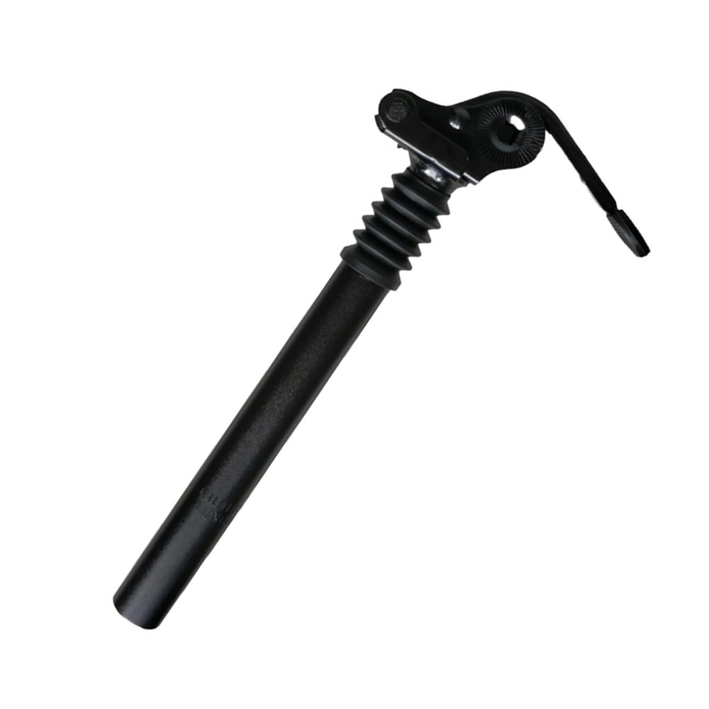 NineFit Basics Bike Flip Seat Post 25.4/27.2/28.6/30.4/31.8/33.9mm x 300mm, Aluminum, Black, Mountain/City Bike, Suspension Seatpost