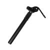 NineFit Basics Bike Flip Seat Post 25.4/27.2/28.6/30.4/31.8/33.9mm x 300mm, Aluminum, Black, Mountain/City Bike, Suspension Seatpost view 1