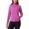 Mondetta Womens Hiking Athletic Workout Tops - Lightweight Quarter-Zip Pullover (Purple, S) view 1