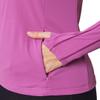 Mondetta Womens Hiking Athletic Workout Tops - Lightweight Quarter-Zip Pullover (Purple, S) view 4