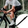 NineFit Basics Aluminum Bicycle Seat Post, 31.8/33.9mm x 550mm, Suspension, Black, Mountain/Road Bike view 2
