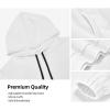 Camouflage Green Hoodie Man Pullover Drawstring Hoodies Long Sleeve Casual Sweatshirt Sweatshirts Kangaroo Pocket Tops view 4