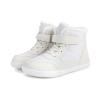 Kids Barefoot Winter Boots with Wide Toe Box Boys Girls Slip Resistant Waterproof Zero Drop Sole Minimalist Fur Warm Ankle Winter Snow Boots High Top Lightweight Breathable Walking Shoes for Toddler Little Big Kids White 29 view 4