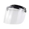 SPONGL Warm Hat,Windproof 3-Snap Visor Lens Shield for Motorcycle Helmets Flip Up Down Open Face Anti Glaring Accessories view 1