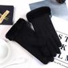 Womens Gloves Winter Touchscreen Texting Phone Windproof Gloves Lined Cold Weather Warm Gloves (Black, One Size) view 3