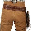 Gun-Holster Western Leather Made Pistol-Revolver Belt Cowboy Hand Tooled Black 22mm Cal Fit 3.5"" to 10.5"" Barrel Pistol (3.5 Inch  5 Inch Barrel, 34-36) view 4