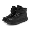 Kids Barefoot Winter Boots with Wide Toe Box Boys Girls Slip Resistant Waterproof Zero Drop Sole Minimalist Fur Warm Ankle Winter Snow Boots High Top Lightweight Walking Shoes for Toddler Black-32 view 4