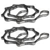 10PCS Nylon Daisy Chain Straps for Aerial Yoga Hammock Swing Adjustable Aerial Silk Extender Hanging Rope for Aerial Yoga Belts 3.6FT 5.9FT Long (Grey, 5.9ft/1.8m) view 3