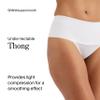 SPANX SPANXsupersmooth Undie-tectable Thong, Powder, 3X view 3