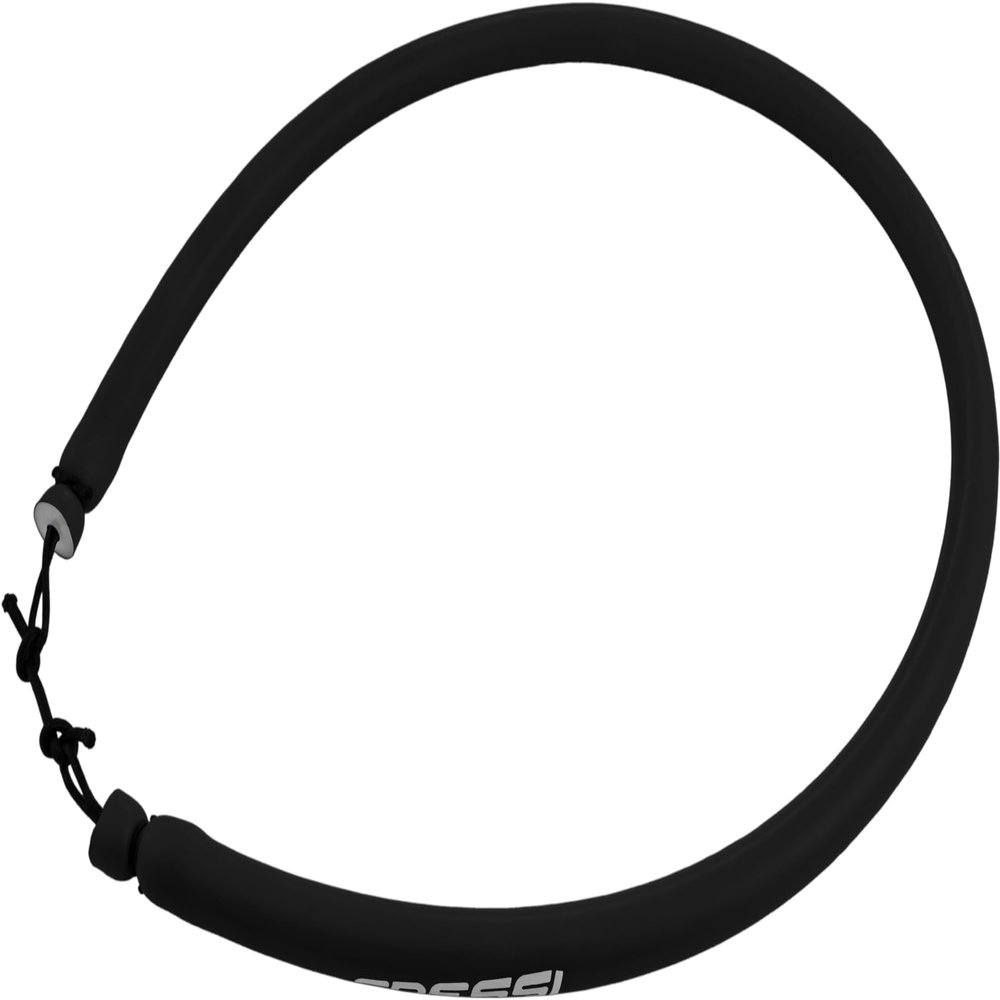 Cressi Circular Band w/Lined Wishbone 14 mm Speargun Bands, Black, 57 cm