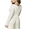 florence by mills Women's Micro Thermal Off-The-Shoulder Top, Jet Stream, Medium view 4