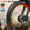 Amebee E-Bike Fat Tire Motor Wheel Rear Drive Wide Tire EBike Package 1kW 2KW 48V Motor Electric Motor Controller Driver Kit Easy Build (Red Black Fat Tire 2000W, 26inX4 48V 22.4AH) view 4