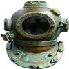 Vintage Rare Antique Diving Helmet | Mark V Divers Diving Heavy Helmet | deep Sea Divers Anchor Engineering Helmet view 1