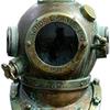 Vintage Rare Antique Diving Helmet | Mark V Divers Diving Heavy Helmet | deep Sea Divers Anchor Engineering Helmet view 2