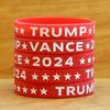 3 of Trump Vance 2024 Wristbands - Presidential Campaign Bracelets view 2